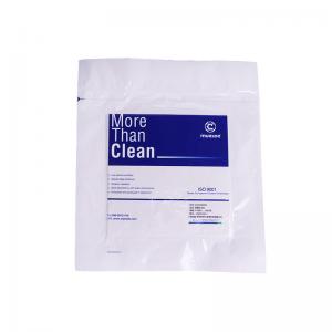 Quality Sterile 100% Polyester Dry Cleanroom Wipes Heat Sealed Edges wholesale