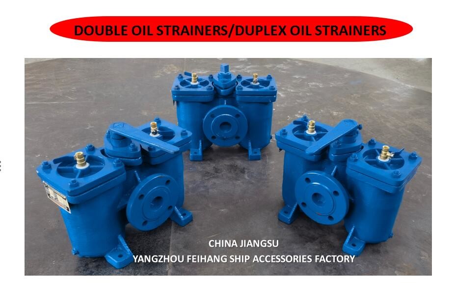2"-DN50 Double Oil Filter & Duplex Oil Filters Model AS16050 Cb/T425 Body Cast Iron Filter Cartridge Stainless Steel