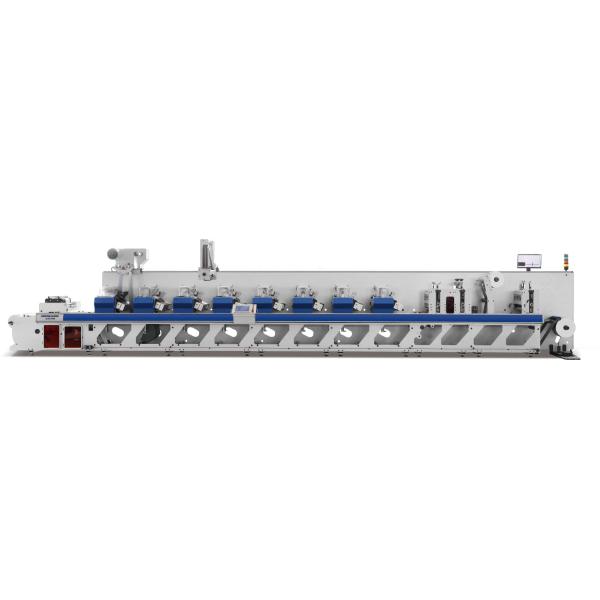 High Speed Fully Servo Controlled Modular 8 Colors Flexo Printer With Movable Touch Screen