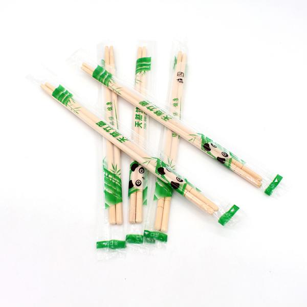 Customized Logo Round Disposable Bamboo Chopsticks 240mm*4.8mm