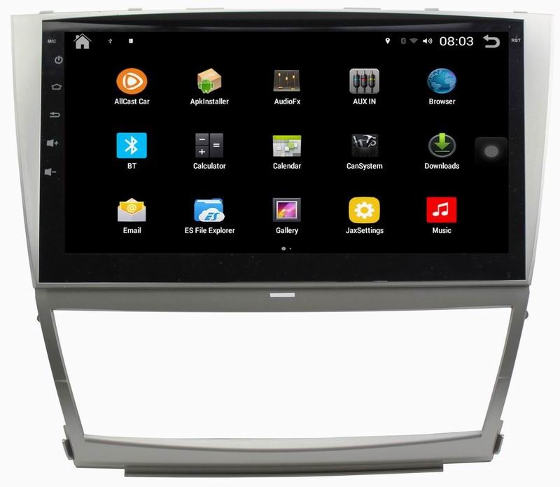 Ouchuangbo car radio stereo gps navigation android 4.4 for Toyota Camry 2006-2011 with bluetooth 3g wifi BUS