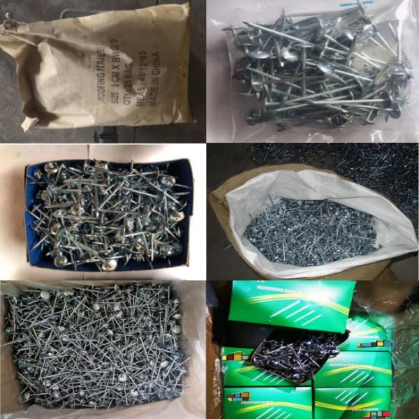 1.5"-3" Electro Galvanised Roof Nails 11 Gauge ODM