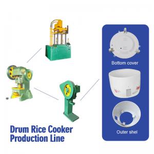 China Drum Rice Cooker Production Line Hydraulic With Servo Motor Multifunctional on sale