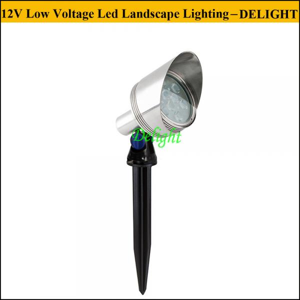 Cheap AC 12V LED flood light with multi-color Led landscape lighting and RGB under water light UpLightings for spike light for sale