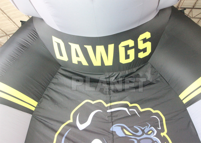 Bulldog Inflatable Tunnel Tent Customized Football Inflatable Tunnel For Advertising Inflatable Tunnel Channel For Event