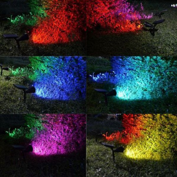 Solar spotlight with intelligent light sensor technology