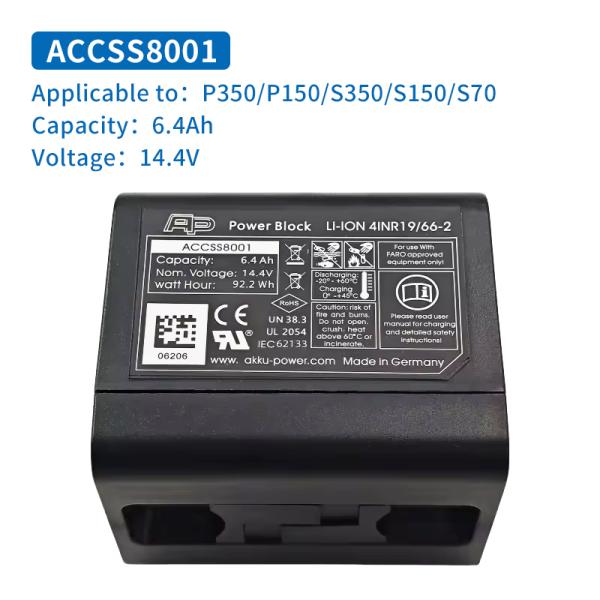 FARO 6001/8001 ACCS-PWR-0014 3D Scanner Battery Suitable for Faro X330/X120/M-70