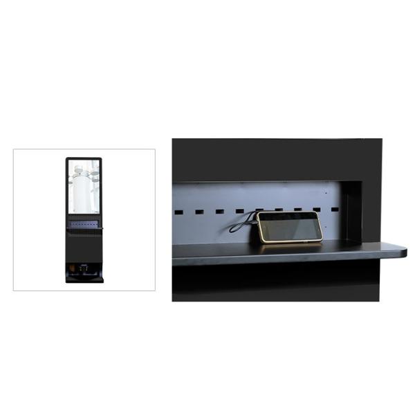 Cell Phone Charging Station Wifi Digital Signage 10 Charging Holes With Shoe Polisher