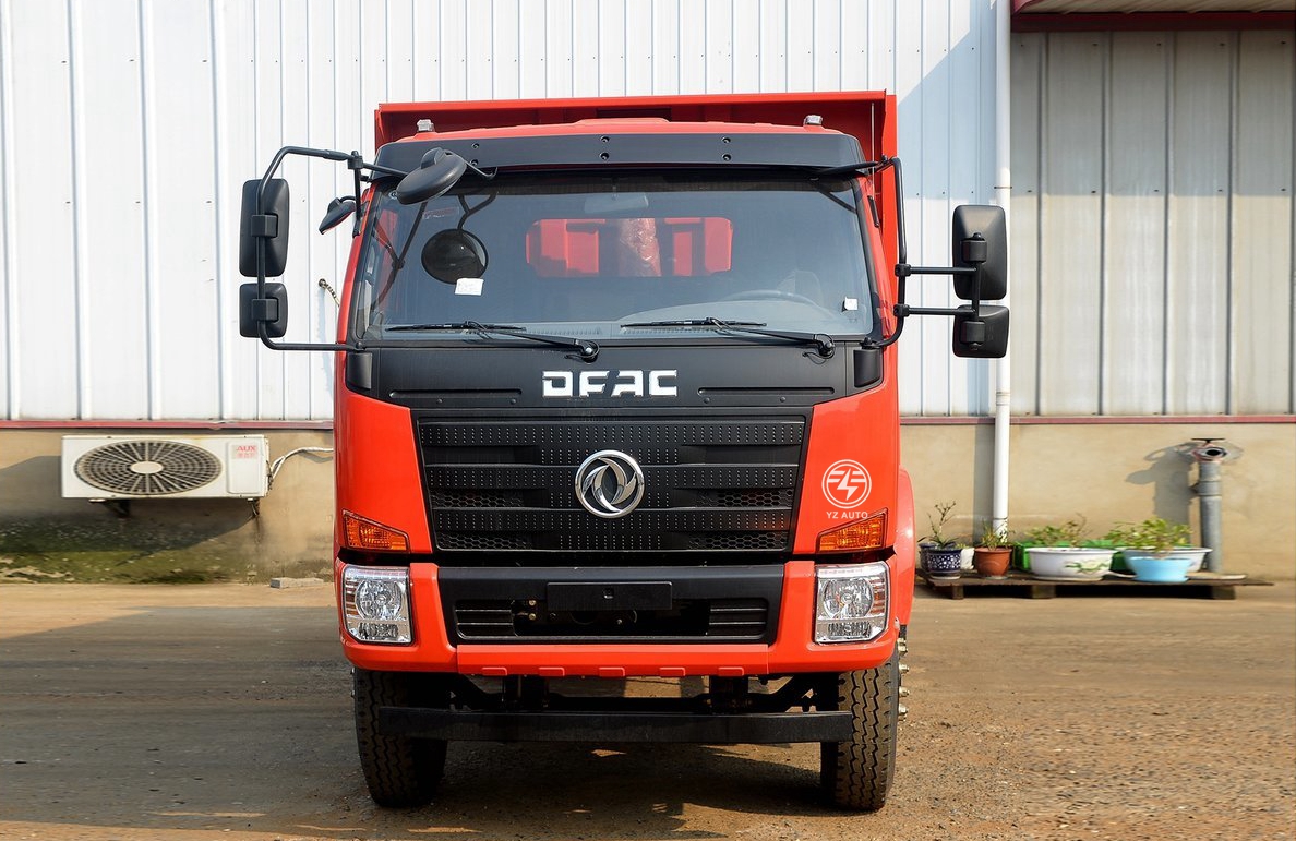 500Nm 4x2 Wheel Rear Tipping Dump Truck For Half A Row By Dongfeng
