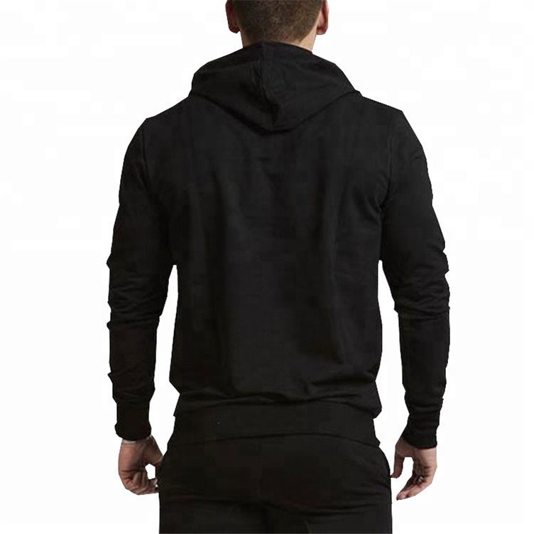 Custom Sports Gym 100 Percent Cotton Pullover Hoodie Regular Sleeve For Men
