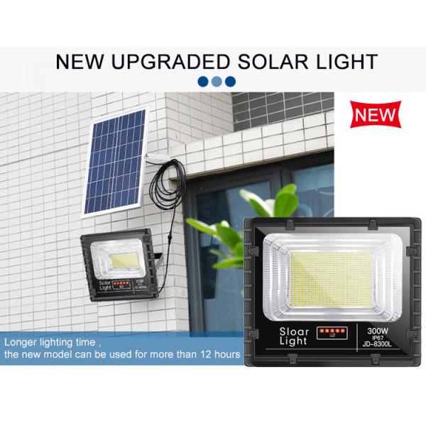 Waterproof Ip67 Remote Control ABS 300W LED Solar Flood Light Power Station