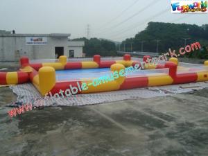 Quality PVC Tarpaulin Inflatable Water Pools , Water Ball Pool Water-Proof wholesale