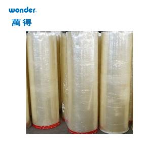 Quality White BOPP Adhesive Jumbo Roll , 1620mm Width Binding Adhesive Tape wholesale