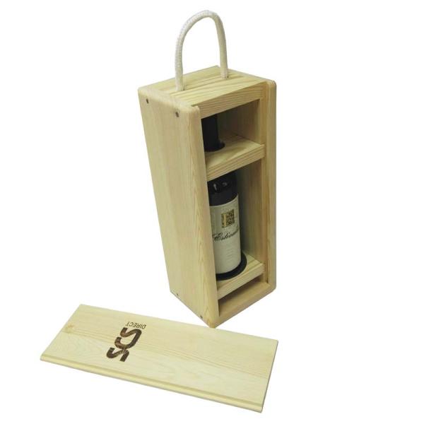 Wooden Empty Wine Gift Boxes Customized Logo 34*13.3*12cm With Top Grade