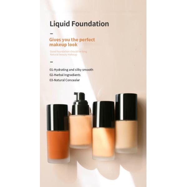 OEM/ODM Wholesale Face Liquid Foundation Base Long Lasting Makeup Water High Quality Makeup Foundation