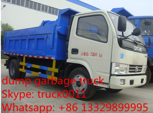 dongfeng 3-5ton garbage dump truck for sales, hot sale high quality and best price dump garbage trucks for export