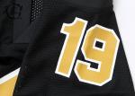 Unisex Short Sleeve No.19 Hockey Youth Sports Apparel Jersey Breathable Eyelet