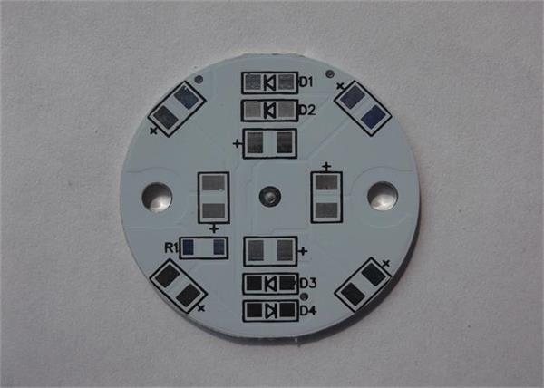 Cheap 1.2 mm CEM-1 HASL Lead Free Single Sided PCB Black Silkscreen for LED Light for sale