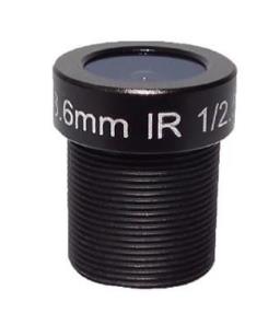 3.0 Megapixel Camera Lens 3.6mm 130 Degree 1/2.5'' inch, M12 mount, F2.0 aperture lens