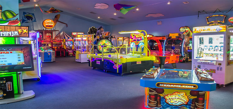 customize small children kids mini coin operated arcade air hockey gaming machine device equipment for FEC room