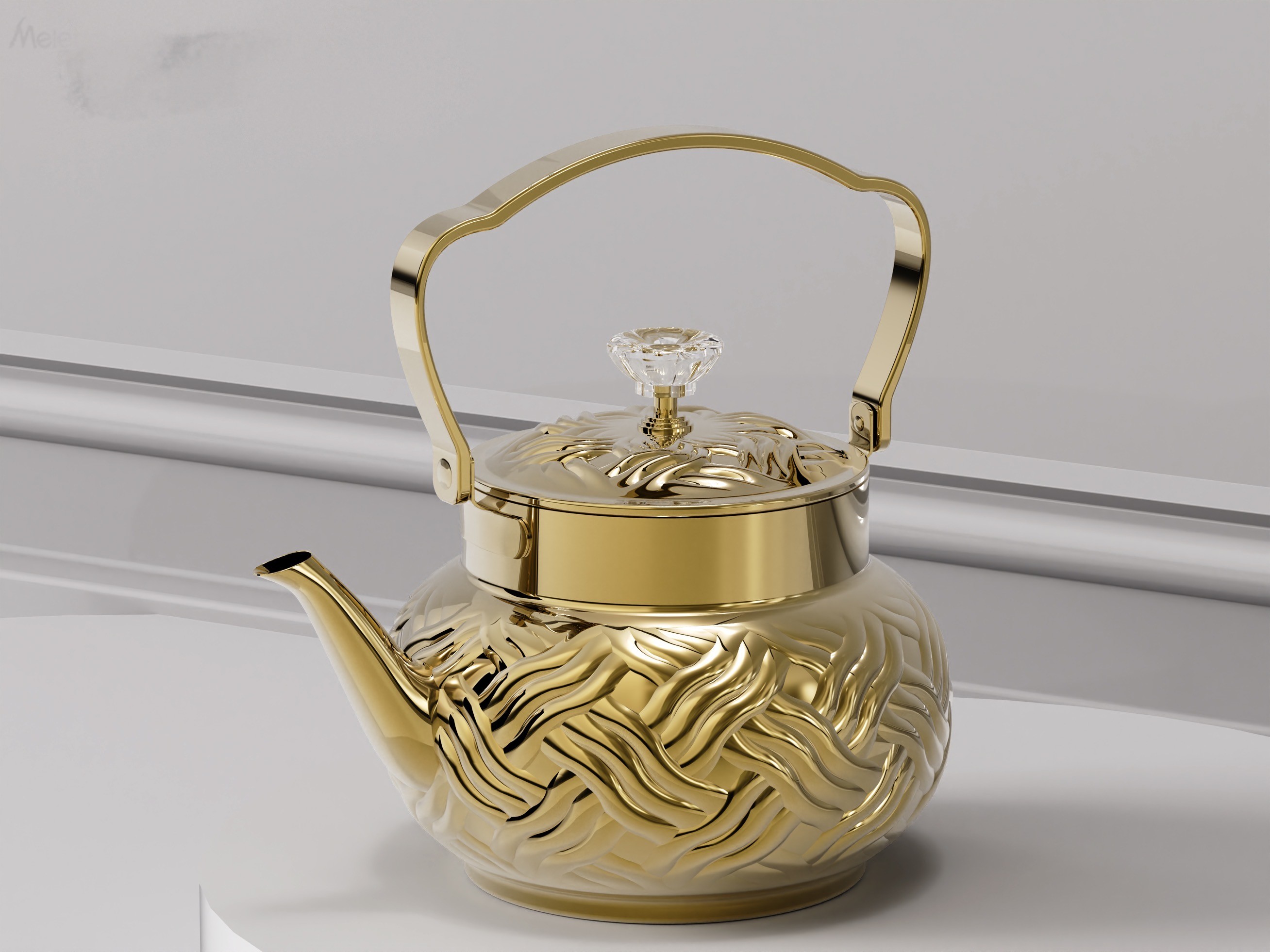 hot sales in Middle East market Interior Ketlle Tea Pot with Filter Stainless Steel Material and Whistling Function