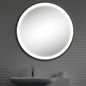 Quality 4mm Bathroom Vanity Wall Mounted Mirror 1.18 With LED Lighting wholesale