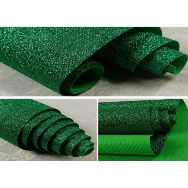 Useful Fancy Leather Multi Coloured Glitter Fabric PU Leather KTV Bars Wallpaper