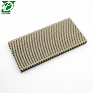 Outdoor Hollow WPC Decking Deep Embossed Waterproof Performance