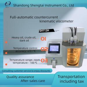 China Automatic dark-colored petroleum kinematic viscosity tester SH112H Fully automatic result printing on sale