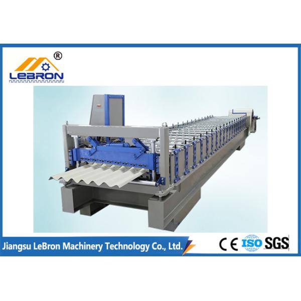 6000Kg Corrugated Roll Forming Machine Cutter Material With Chromed Treatment