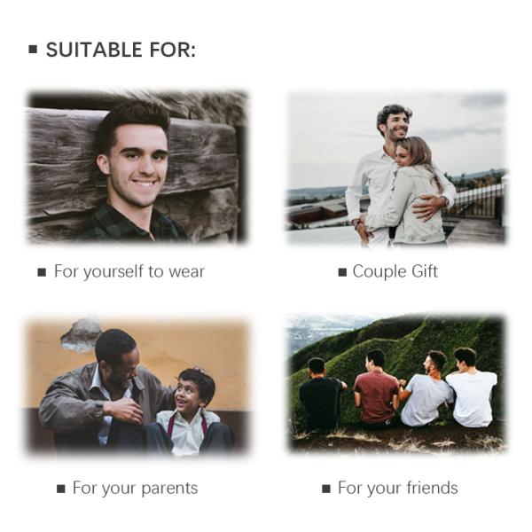 Custom Hand Made Stainless Steel Bracelets Couple Gift Mens Tiger Eye Stone Beaded Bracelet