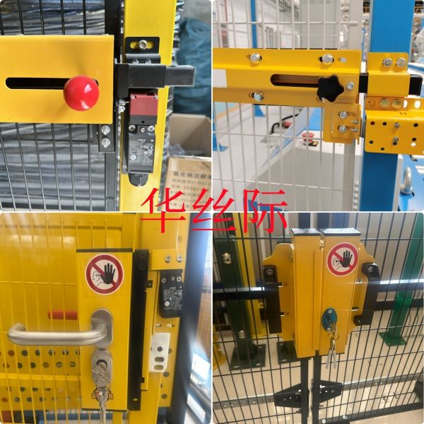 Designed For Workshop Safety Robot Safety Fence Low Carbon Steel Mesh