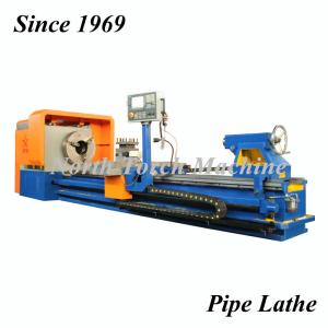 Durable Pipe Threading Lathe , Cnc Metal Lathe Intelligent Control System