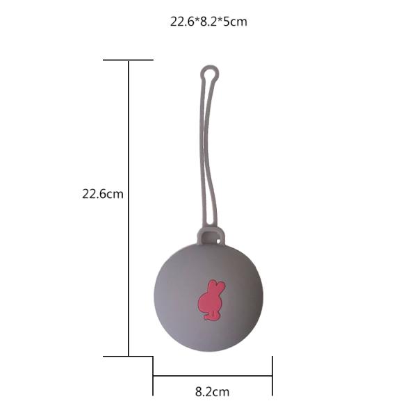 Silicone Baby Teether Baby Pacifier Container Anti Dropping Bpa Free Baby Pacifier Clip Holder