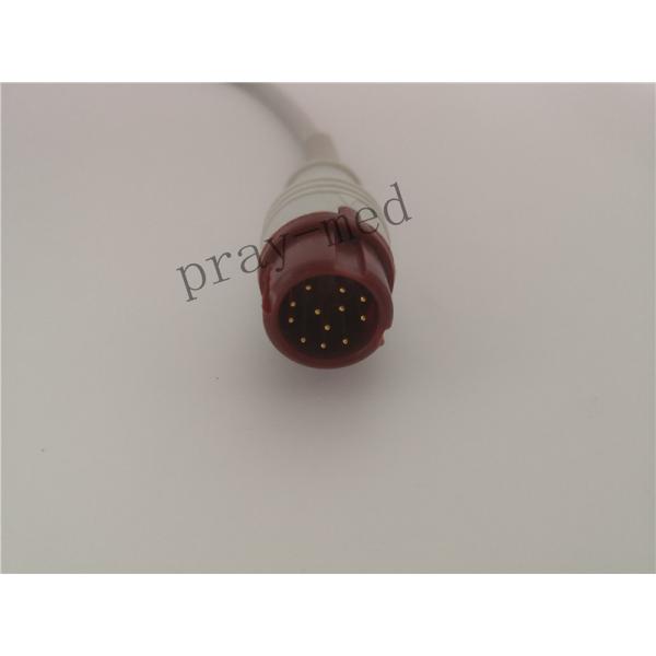Mindray T5 Invasive Blood Pressure Cable , HP IBP Cable 4mm Diameter