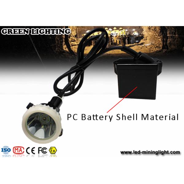 Rechargeable Emergency Mining Cap LED Lamp , 1.11W 300mA Mining Headlamp