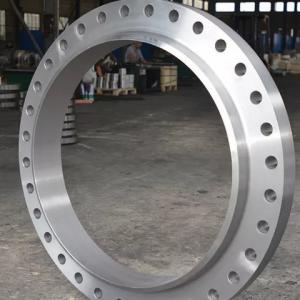 Quality Anti Rust Oil AWWA C207-07 Hubbed Slip On Pipe Flange ISO9001 PED 2000 wholesale