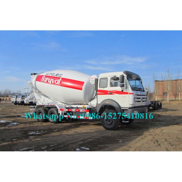 2638 380hp Beiben Mercedes Benz Brand New 6x6 10cbm Concrete Transit Mixer Truck Right Hand Drive Optional