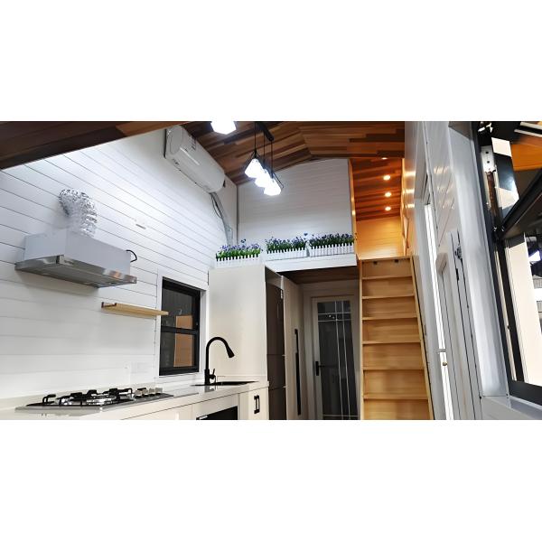 Prefab Small House On Wheels For Family Travel And Simple Living