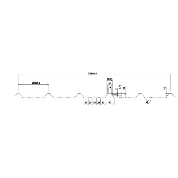 Roof Panel Double Layer Roll Forming Machine Manual / Automatical