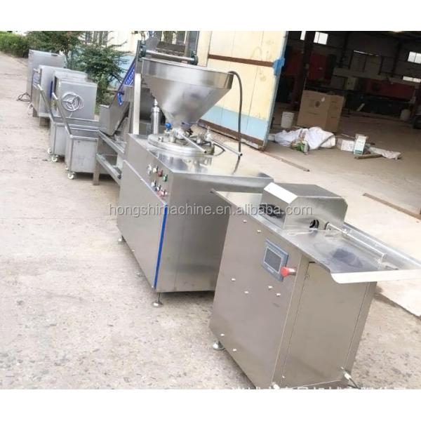 5.5kw Meat Sausage Filling Tying Machine Production Line High Capacity