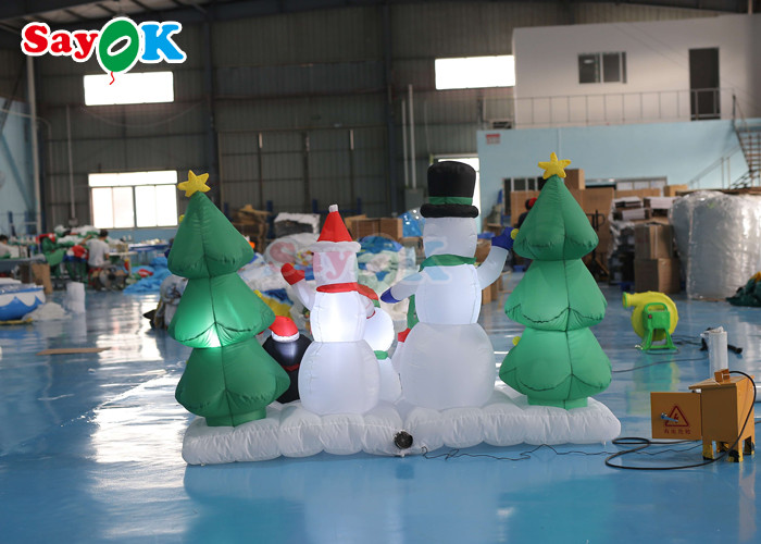 Large Outdoor Lighting Snowman Santa Blow Up Christmas Tree Inflatables Yard Decorations