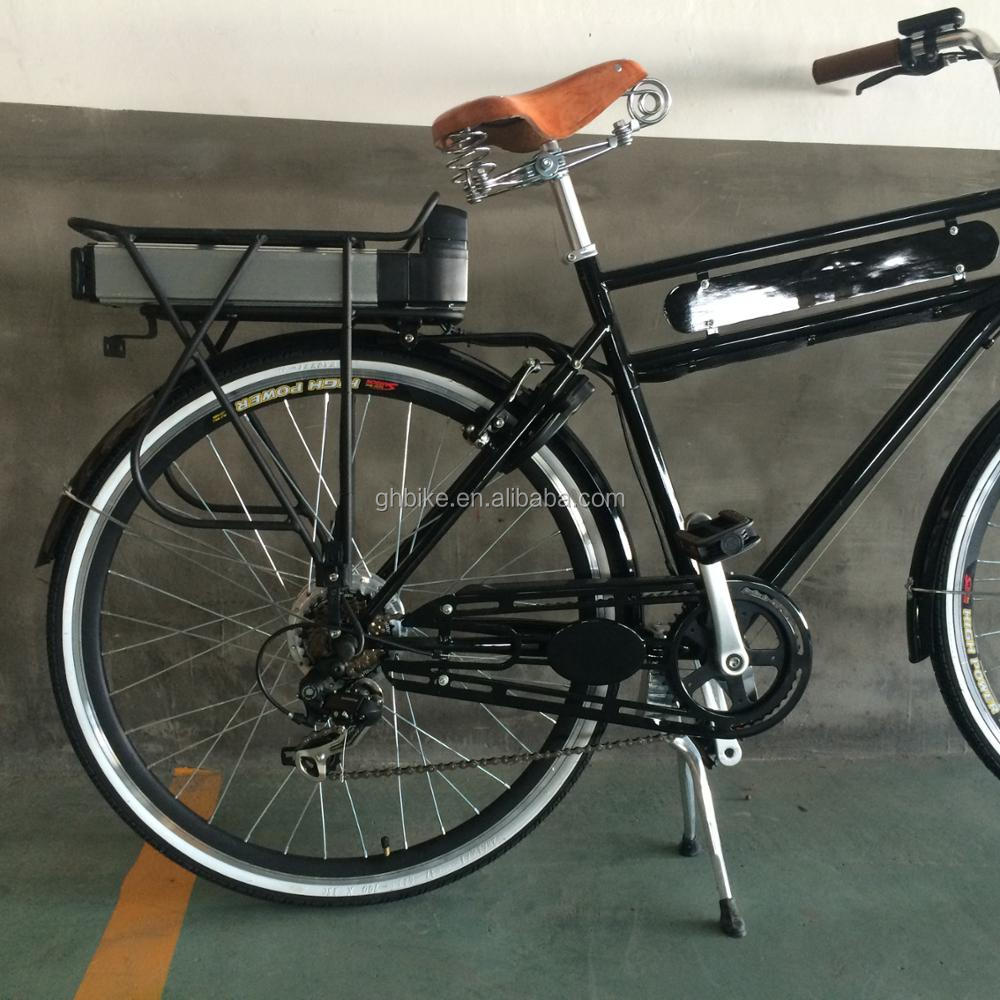 ALuminium Hub 28inch 36V 15AH Cargo Tradition Vintage Classic Men 250W PAS E-bicycle