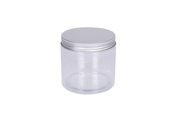 Double Wall Frosted Od 92mm Cosmetic Cream Jars Luxury Personal Skincare 500g