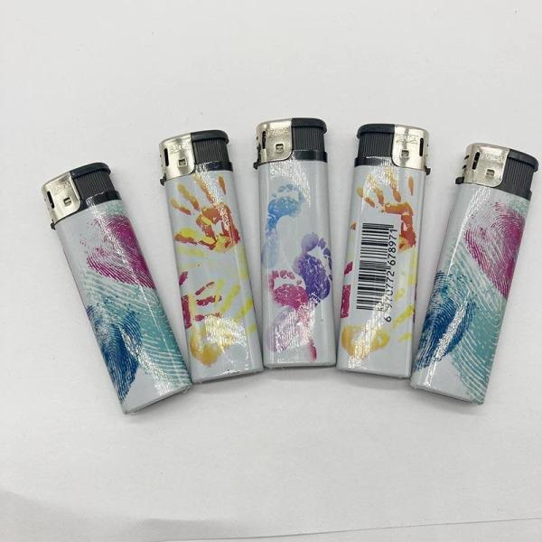 Dongyi Custom Pattern Butane Torch Cigarette Electric Lighter Samples US 0.01