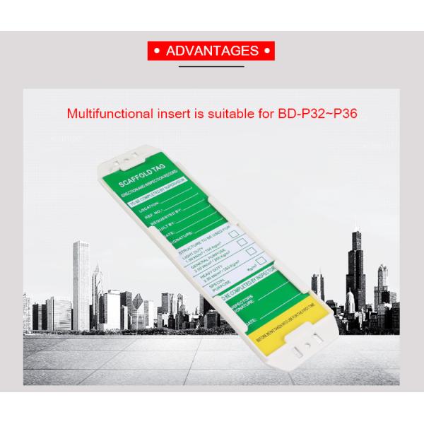 212MM Length Safety Lockout Tags Cold Resistant Contact Number Printable