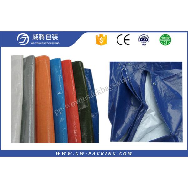 Large Red Waterproof Tarpaulin Sheet Heavy Duty Tarps 4 X 6m Binding Resistant