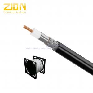 China Standard Shield Non-Plenum RG11 Coaxial Cable 14 AWG CCS with CMR Rated PVC on sale