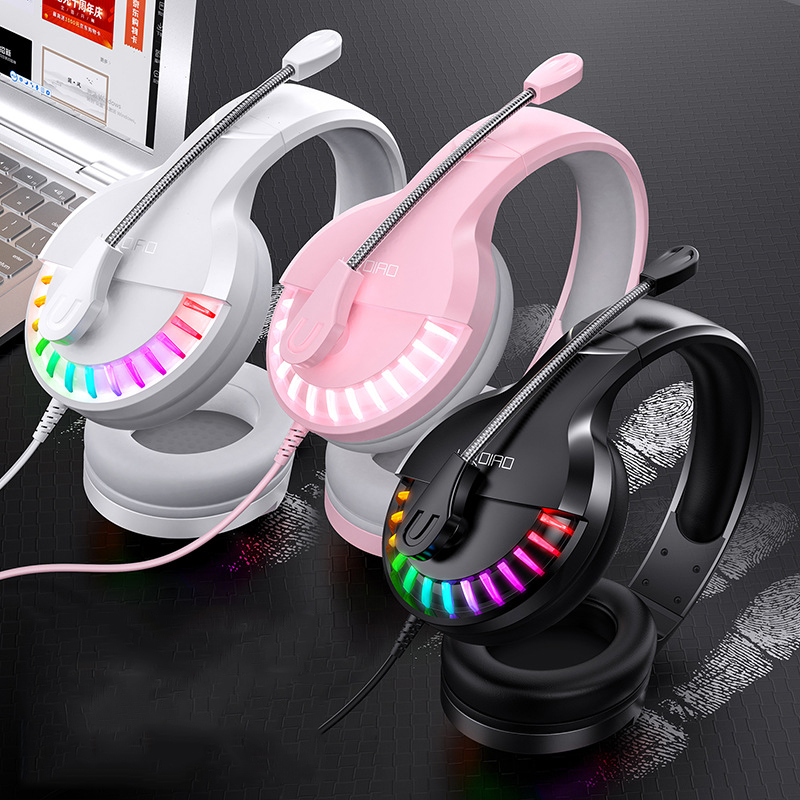 7.1 Surround Sound Wired PC Gaming Headphones USB 5V Wired Gaming Headset