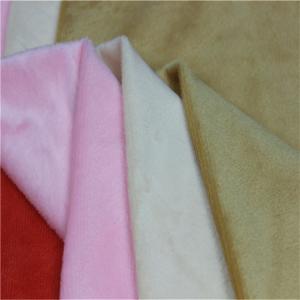 Quality textiles home plain velboa fabric materials wholesale